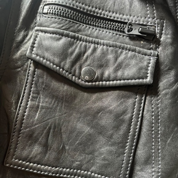 *RARE* Genuine Converse Leather Jacket - Picture 7 of 9